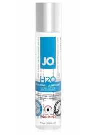 Возбуждающий лубрикант на водной основе JO Personal Lubricant H2O Warming - 30 мл. - System JO - купить с доставкой в Электростали