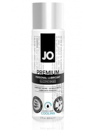 Охлаждающий лубрикант на силиконовой основе JO Personal Premium Lubricant Cooling - 60 мл. - System JO - купить с доставкой в Электростали