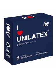 Ультрапрочные презервативы Unilatex Extra Strong - 3 шт. - Unilatex - купить с доставкой в Электростали