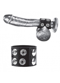 Ремень на член и мошонку 1.5  Cock Ring With Ball Strap - BlueLine - купить с доставкой в Электростали