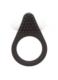 Чёрное эрекционное кольцо LIT-UP SILICONE STIMU RING 1 BLACK - Dream Toys - в Электростали купить с доставкой