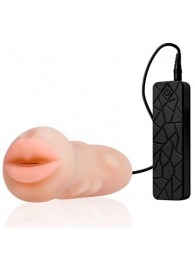 Мастурбатор-ротик с вибрацией REALSTUFF VIBRATING MASTURBATOR MOUTH - Dream Toys - в Электростали купить с доставкой