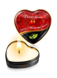 Массажная свеча с нейтральным ароматом Bougie Massage Candle - 35 мл. - Plaisir Secret - купить с доставкой в Электростали