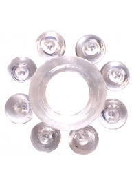 Прозрачное эрекционное кольцо Rings Bubbles - Lola Games - в Электростали купить с доставкой