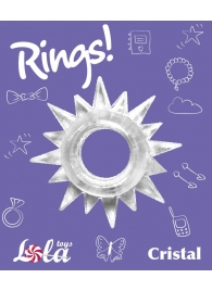 Прозрачное эрекционное кольцо Rings Cristal - Lola Games - в Электростали купить с доставкой