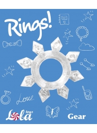 Прозрачное эрекционное кольцо Rings Gear - Lola Games - в Электростали купить с доставкой