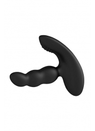 Черный силиконовый стимулятор простаты Levett Nitoc с пультом ДУ - Levett - в Электростали купить с доставкой