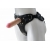 Черный пояс-трусики с двумя насадками Soft-Dolli - 16,5 и 10,5 см. - LOVETOY (А-Полимер) - купить с доставкой в Электростали