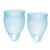 Набор голубых менструальных чаш Feel confident Menstrual Cup - Satisfyer - купить с доставкой в Электростали