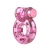 Розовое эрекционное виброкольцо Pink Bear - Baile - в Электростали купить с доставкой