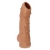 Телесная насадка с пупырышками и открытой головкой Nude Sleeve L - 14 см. - KOKOS - в Электростали купить с доставкой