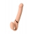 Телесный безремневой вибрострапон Vibrating Bendable Strap-On L - Strap-on-me - купить с доставкой в Электростали