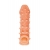 Телесная закрытая насадка с пупырышками Cock Sleeve Size M - 15,6 см. - KOKOS - в Электростали купить с доставкой