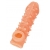 Телесная закрытая насадка с пупырышками Cock Sleeve Size L - 17,6 см. - KOKOS - в Электростали купить с доставкой