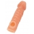 Телесная закрытая насадка с шершавой головкой Cock Sleeve Size L - 17,6 см. - KOKOS - в Электростали купить с доставкой