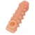 Телесная закрытая насадка с шариками Cock Sleeve Size S - 13,8 см. - KOKOS - в Электростали купить с доставкой