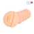 Телесный мастурбатор-вагина с комплектом эрекционных колец - Bior toys - в Электростали купить с доставкой