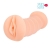 Телесный вибромастурбатор-вагина с комплектом эрекционных колец - Bior toys - в Электростали купить с доставкой