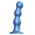Голубая насадка Strap-On-Me Dildo Plug Balls size L - Strap-on-me - купить с доставкой в Электростали