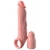 Телесная насадка-удлинитель 2 Inch Silicone X-tension with Strap - 20,3 см. - Pipedream - в Электростали купить с доставкой