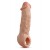 Телесная насадка-удлинитель Intrepid 9.25 Inch Realistic Penis Extender Sleeve - 23,5 см. - Blush Novelties - в Электростали купить с доставкой