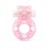 Розовое эрекционное виброкольцо в форме мишки - 1137 - в Электростали купить с доставкой