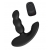 Черный силиконовый стимулятор простаты Levett Nitoc с пультом ДУ - Levett - в Электростали купить с доставкой