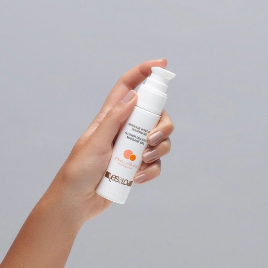 Универсальный массажный гель-смазка Allover Delicious Massage Gel с ароматом персика и аброкоса - 50 мл. - YESforLOV - купить с доставкой в Электростали