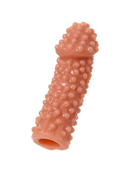 Телесная насадка на фаллос с бугорками KOKOS Extreme Sleeve 10 - 15,8 см. - KOKOS - в Электростали купить с доставкой