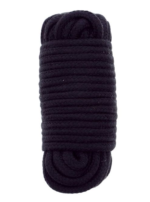 Черная веревка для связывания BONDX LOVE ROPE - 10 м. - Dream Toys - купить с доставкой в Электростали