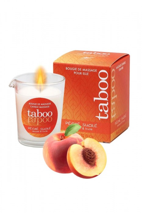 Массажное аромамасло с афродизиаками для женщин RUF Taboo Peche sucre - 60 гр. - RUF - купить с доставкой в Электростали