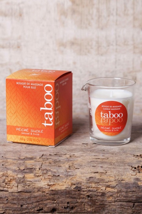 Массажное аромамасло с афродизиаками для женщин RUF Taboo Peche sucre - 60 гр. - RUF - купить с доставкой в Электростали