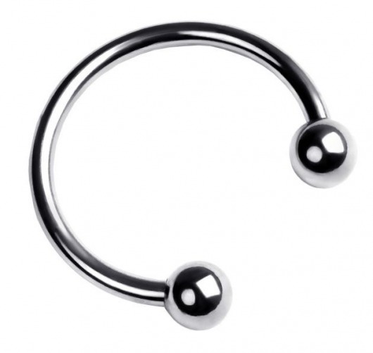 Серебристая подкова на головку пениса - ToyFa - купить с доставкой в Электростали