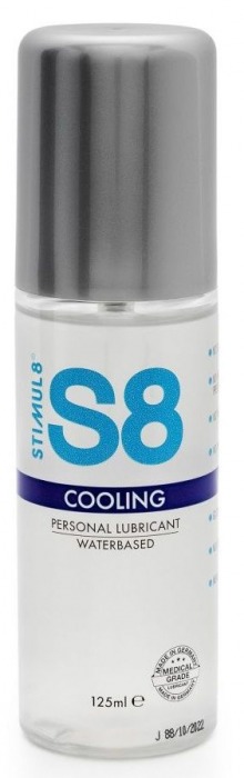 Охлаждающий лубрикант на водной основе S8 Cooling Lube - 125 мл. - Stimul8 - купить с доставкой в Электростали