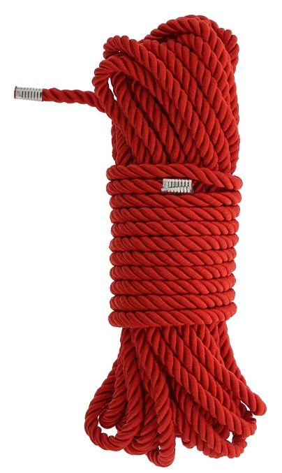 Красная веревка DELUXE BONDAGE ROPE - 10 м. - Dream Toys - купить с доставкой в Электростали