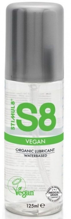 Веганский лубрикант на водной основе S8 Vegan Lube - 125 мл. - Stimul8 - купить с доставкой в Электростали