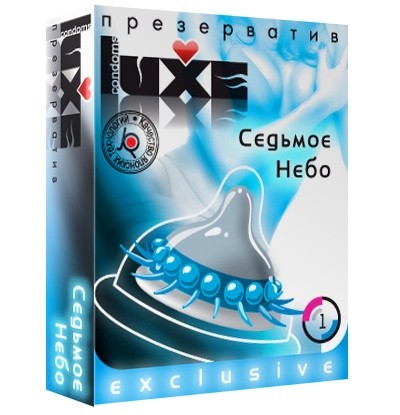 Презерватив LUXE  Exclusive  Седьмое небо  - 1 шт. - Luxe - купить с доставкой в Электростали