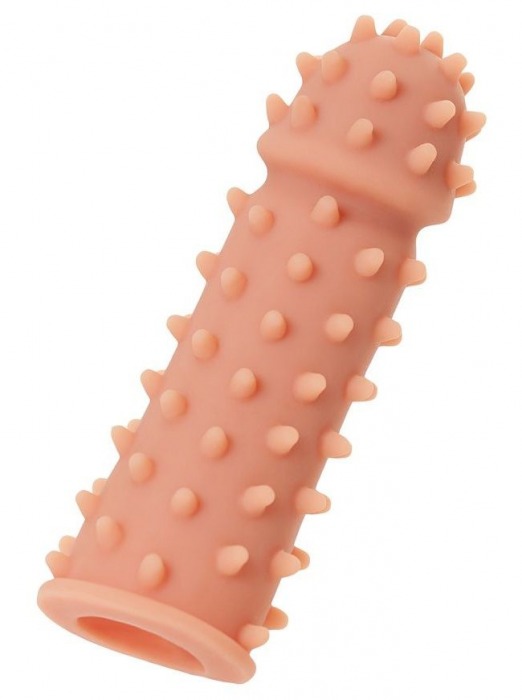 Телесная реалистичная насадка KOKOS Extreme Sleeve 03 с дополнительной стимуляцией - 12,7 см. - KOKOS - в Электростали купить с доставкой