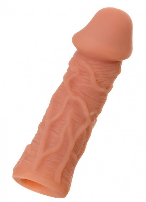 Телесная реалистичная насадка KOKOS Extreme Sleeve 05 с дополнительной стимуляцией - 12,7 см. - KOKOS - в Электростали купить с доставкой