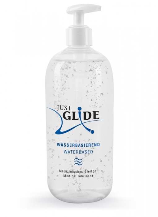 Гель-смазка на водной основе Just Glide с дозатором - 500 мл. - Orion - купить с доставкой в Электростали