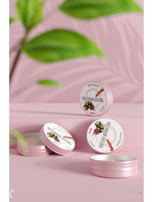 Массажная свеча «Массажный коктейль» с ароматом пина колады - 30 мл. - ToyFa - купить с доставкой в Электростали