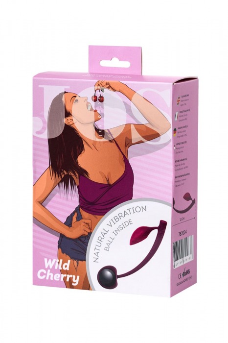 Бордовая вагинальная вишенка WILD CHERRY - 13 см. - JOS
