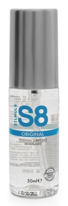 Универсальный лубрикант на водной осноdе S8 Original Lube - 50 мл. - Stimul8 - купить с доставкой в Электростали