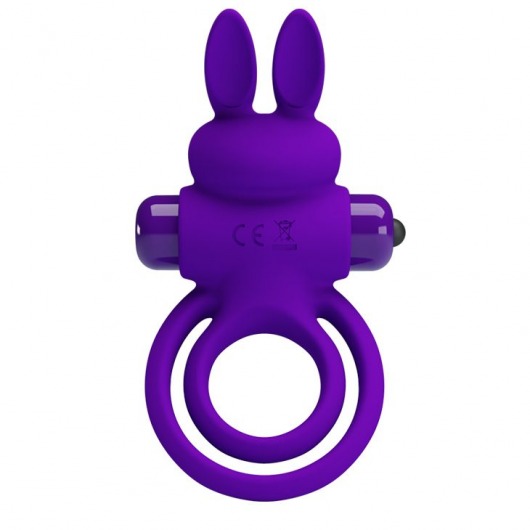 Фиолетовое эрекционное кольцо с вибростимуляцией клитора Vibrant Penis Ring III - Baile - в Электростали купить с доставкой