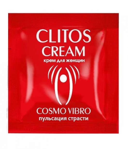 Пробник возбуждающего крема для женщин Clitos Cream - 1,5 гр. - Биоритм - купить с доставкой в Электростали