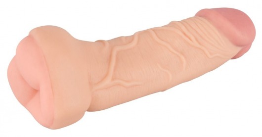 Телесная насадка-мастурбатор 2-in-1 Extension Masturbator - 21 см. - Orion - в Электростали купить с доставкой