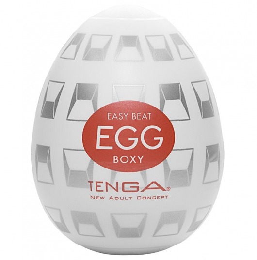 Мастурбатор-яйцо EGG Boxy - Tenga - в Электростали купить с доставкой