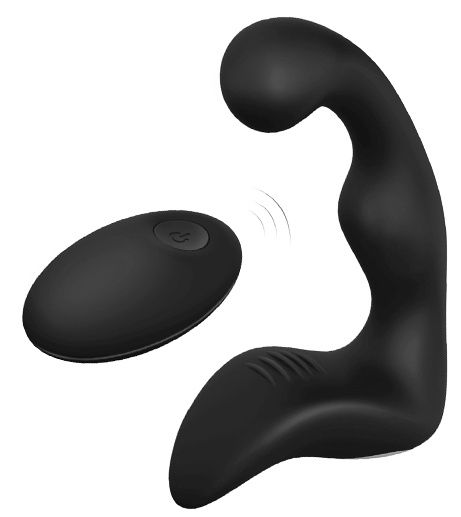 Черный вибромассажер простаты REMOTE BOOTY PLEASER - Dream Toys - в Электростали купить с доставкой