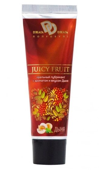 Интимный съедобный лубрикант JUICY FRUIT с ароматом дыни - 30 мл. - БиоМед - купить с доставкой в Электростали