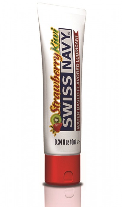 Лубрикант Swiss Navy Strawberry Kiwi Lube с ароматом клубники и киви - 10 мл. - Swiss navy - купить с доставкой в Электростали
